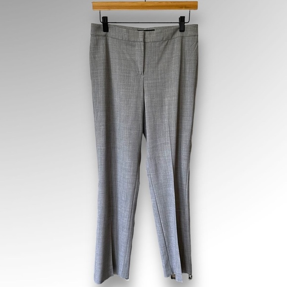 St. John Pants - St John Elegant Womens Gray Straight Suit Pants Sz 4